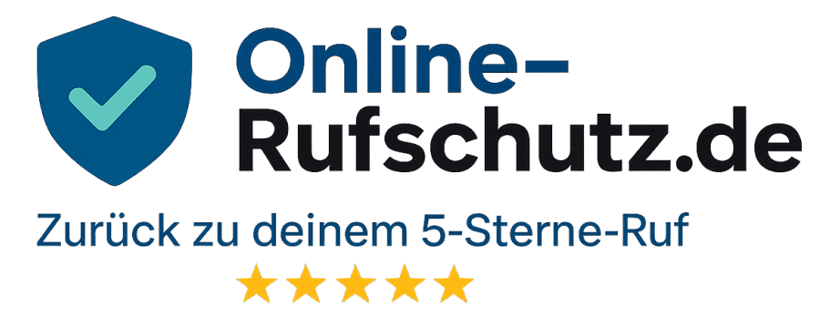 Logo von Online-Rufschutz.de – Ihr Schutzschild gegen negative Google-Bewertungen